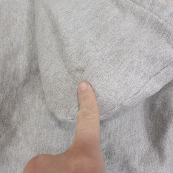 VINTAGE CHAMPION REVERSE WEAVE GREY BLANK HOODIE SIZE XS 00s Y2K - Picture 5 of 7